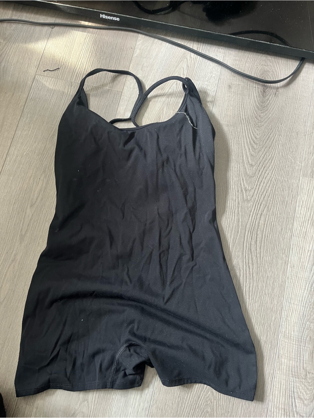 Garage Black Tank Romper Jumpsuit